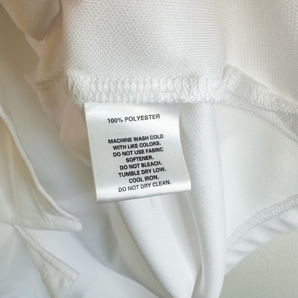 American Racing | White Collared Polo Short Sleeve Embroidered Shirt - Picture 5 of 5